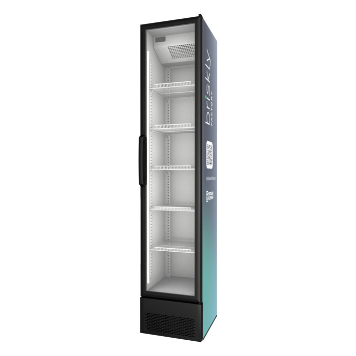 Briskly 3 Bar upright refrigerator